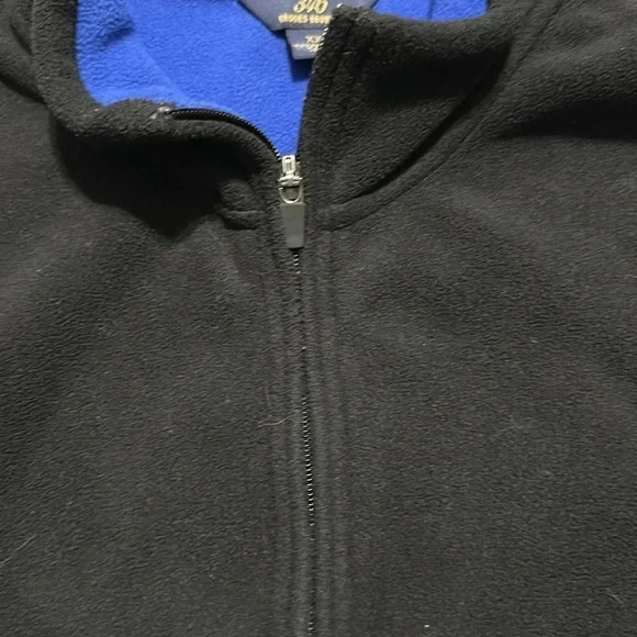 Brooks Brothers Black Quarter Zip Fleece Pullover XXL - Picture 4 of 5